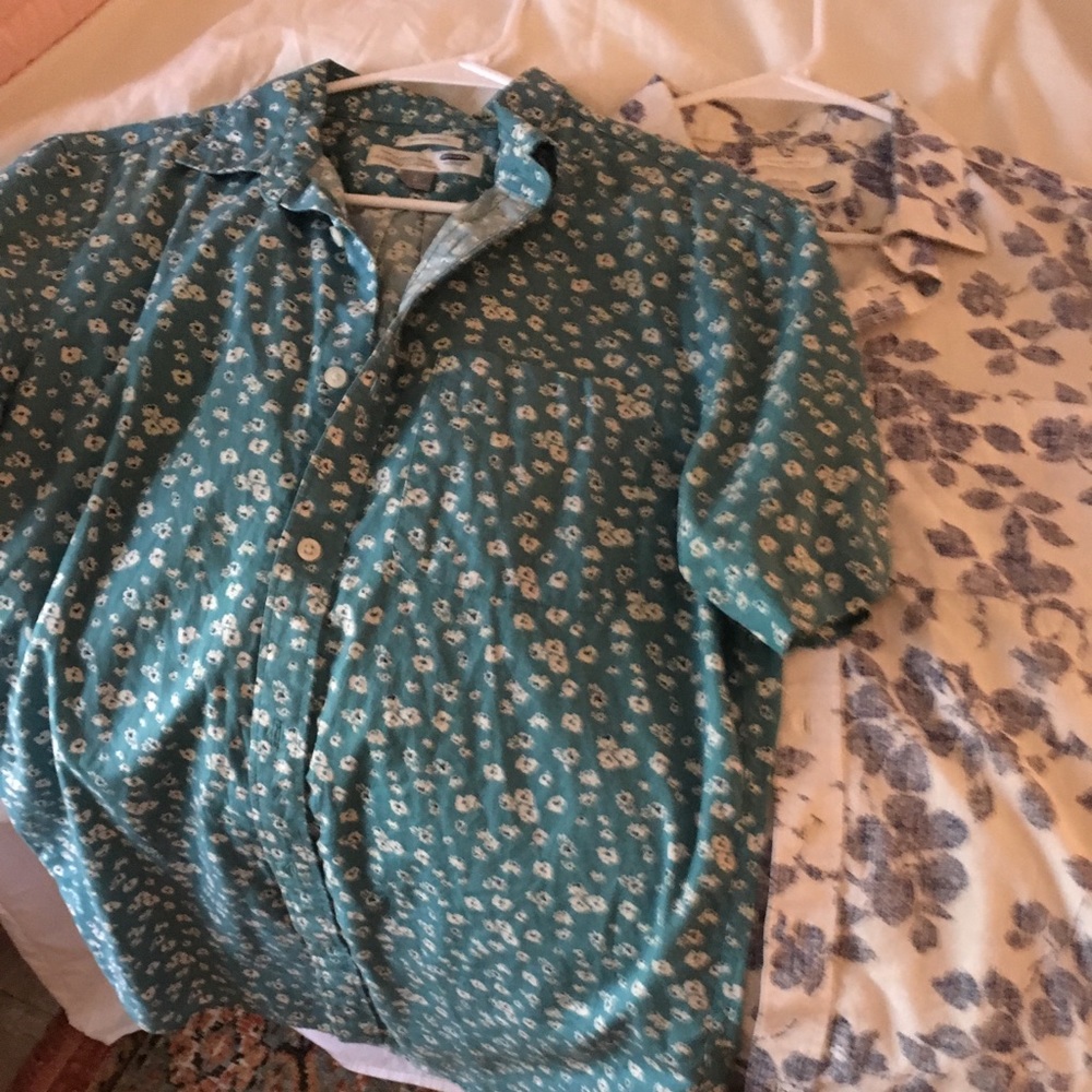 Bundle of Two Patterned Buttown Downs!!